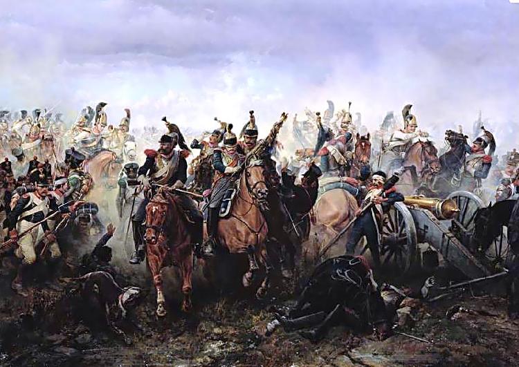 Bogdan Villevalde Battle of Fere-Champenoise 1814 France oil painting art